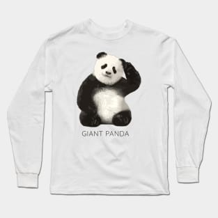 Giant panda (Ailuropoda melanoleuca) Long Sleeve T-Shirt